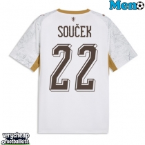 Czech Republic Tomas Soucek #22 Replica Away Shirt World Cup 2026 Short Sleeve